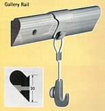 Houten gallery schilderijrail