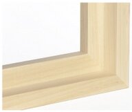 baklijst hout met trap