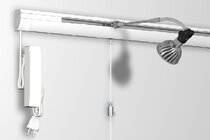 Schilderij verlichting Rails