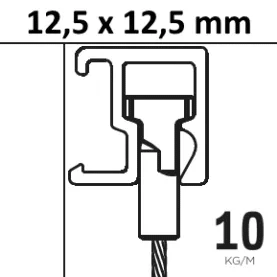 Artiteq contour rail