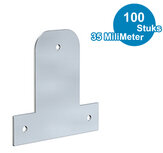 SPIELAT FIXEERPLAATJE, MESSING, 35mm, per 100 stuks 811.035