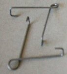 100 st. lijsthoeken voor randloze glaslijsten type nr. 3