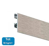 click rail pro, alu geborsteld, 200 cm, per stuk 05.05320AA
