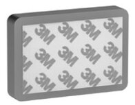 magneet bevestigingsblok 75 x 50 x 11 mm anti-slip