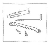 houtprint hanger per 10 sets