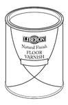 natural finish floor varnish 750 ml
