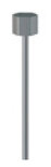 staaldraad plus glijder 1,2 mm 200 cm vernikkeld (10 stuks)