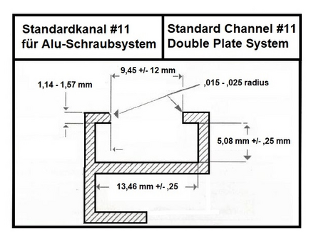 401TB1/4 Schroefhoek met koploze schroeven. 1.000 stuks