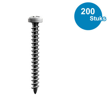 SCHROEF, CLASSIC RAIL, ALU, per 200 stuks 9.4902