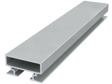 back frame rail 15 mm 300 cm zilver geanodiseerd