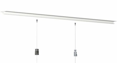 shadowline drywall bevestiging gipsplaten 13 mm wit 200 cm (10 stuks)