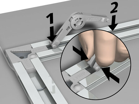 back frame flex bumper (40 stuks)