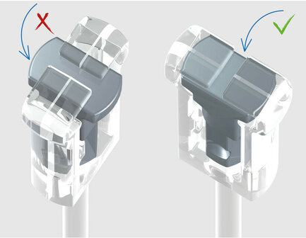 Twister Cliq2fix perlon 300 cm (50 stuks)