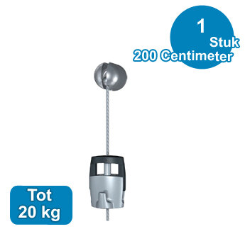 Solo hanger ophangsysteem 200 cm 20 kg N-7030.200