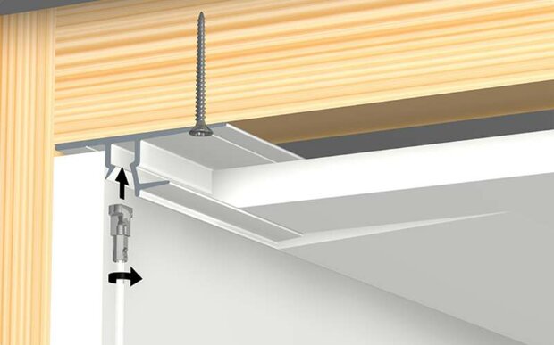 shadowline drywall bevestiging gipsplaten 13 mm wit 250 cm per 10 stuks