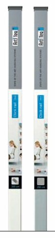 schilderij en foto ophangsysteem click rail set primer 200cm