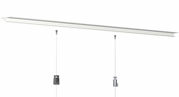 shadowline drywall bevestiging gipsplaten 13 mm wit 200 cm (10 stuks)