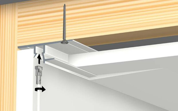 shadowline drywall bevestiging gipsplaten 13 mm wit 200 cm (10 stuks)