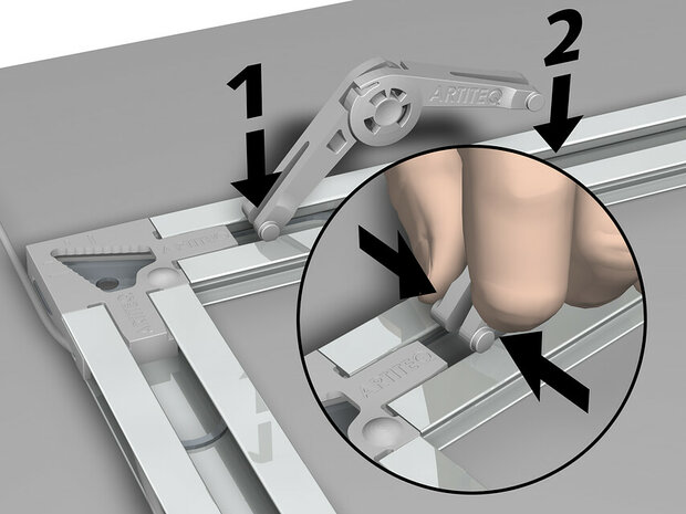 back frame flex bumper (40 stuks)