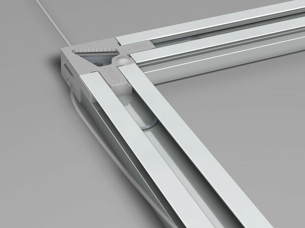 back frame rail 15 mm 300 cm alu brute (5 stuks)