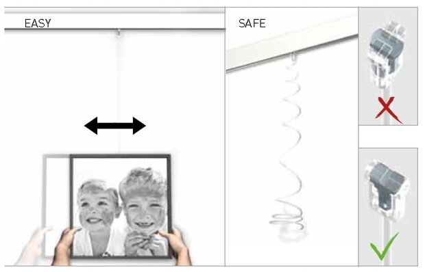 Twister Cliq2fix perlon 300 cm (50 stuks)