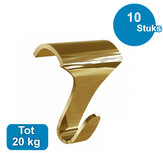 GALLERY-HAAK GROOT, MESSING 20 mm 20 kg, per 10 stuks 9.4248 GALLERY-HAAK GROOT, MESSING 20 mm 20 kg, per 10 stuks 9.4248