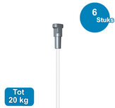 blister art 6, perlon 2 mm + twister, 200cm, max. 20kg, per 6 sets 9.7076 blister art 6, perlon 2 mm + twister, 200cm, max. 20kg, per 6 sets 9.7076