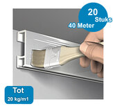 click rail, primer, 300 cm, per 20 kg/m1, per 20 stuks 9.4350 click rail, primer, 300 cm, per 20 kg/m1, per 20 stuks 9.4350