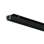 top rail zwart 4 meter incl. bevestigingsmateriaal en 50 twister hooks top rail zwart 4 meter incl. bevestigingsmateriaal en 50 twister hooks
