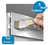 CLICK RAIL PRO, WIT PRIMER, 200cm, max. 50 kg, per 5 stuks 05.05420 CLICK RAIL PRO, WIT PRIMER, 200cm, max. 50 kg, per 5 stuks 05.05420